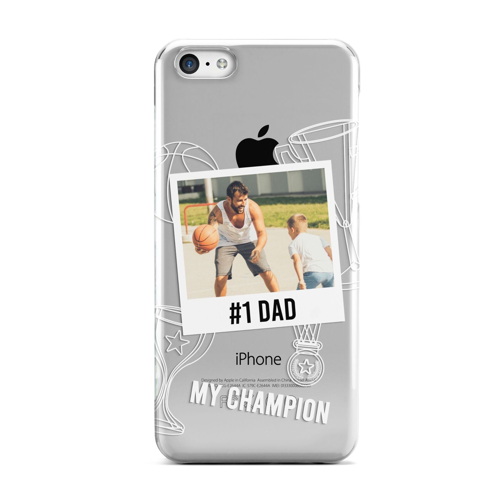 Personalised Number 1 Dad Apple iPhone 5c Case
