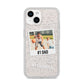 Personalised Number 1 Dad iPhone 14 Glitter Tough Case Starlight