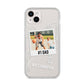 Personalised Number 1 Dad iPhone 14 Plus Clear Tough Case Starlight