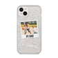 Personalised Number 1 Dad iPhone 14 Plus Glitter Tough Case Starlight