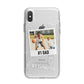 Personalised Number 1 Dad iPhone X Bumper Case on Silver iPhone Alternative Image 1