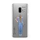 Personalised Nurse Samsung Galaxy S9 Plus Case on Silver phone