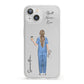 Personalised Nurse iPhone 13 Clear Bumper Case