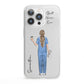 Personalised Nurse iPhone 13 Pro Clear Bumper Case