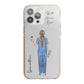 Personalised Nurse iPhone 13 Pro Max TPU Impact Case with Pink Edges