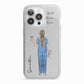 Personalised Nurse iPhone 13 Pro TPU Impact Case with White Edges