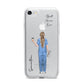 Personalised Nurse iPhone 7 Bumper Case on Silver iPhone
