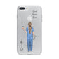 Personalised Nurse iPhone 7 Plus Bumper Case on Silver iPhone
