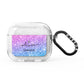 Personalised Ombre Glitter with Names AirPods Glitter Case 3rd Gen