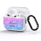 Personalised Ombre Glitter with Names AirPods Pro Glitter Case Side Image