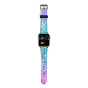 Personalised Ombre Glitter with Names Watch Strap