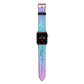 Personalised Ombre Glitter with Names Apple Watch Strap with Rose Gold Hardware