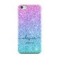 Personalised Ombre Glitter with Names Apple iPhone 5c Case