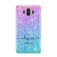 Personalised Ombre Glitter with Names Huawei Mate 10 Protective Phone Case