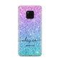 Personalised Ombre Glitter with Names Huawei Mate 20 Pro Phone Case
