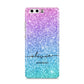 Personalised Ombre Glitter with Names Huawei P10 Phone Case
