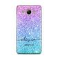 Personalised Ombre Glitter with Names Huawei Y3 2017