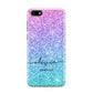 Personalised Ombre Glitter with Names Huawei Y5 Prime 2018 Phone Case