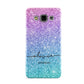 Personalised Ombre Glitter with Names Samsung Galaxy A3 Case