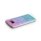 Personalised Ombre Glitter with Names Samsung Galaxy Case Side Close Up