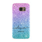 Personalised Ombre Glitter with Names Samsung Galaxy Case