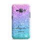 Personalised Ombre Glitter with Names Samsung Galaxy J1 2016 Case