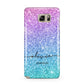 Personalised Ombre Glitter with Names Samsung Galaxy Note 5 Case
