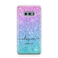 Personalised Ombre Glitter with Names Samsung Galaxy S10E Case