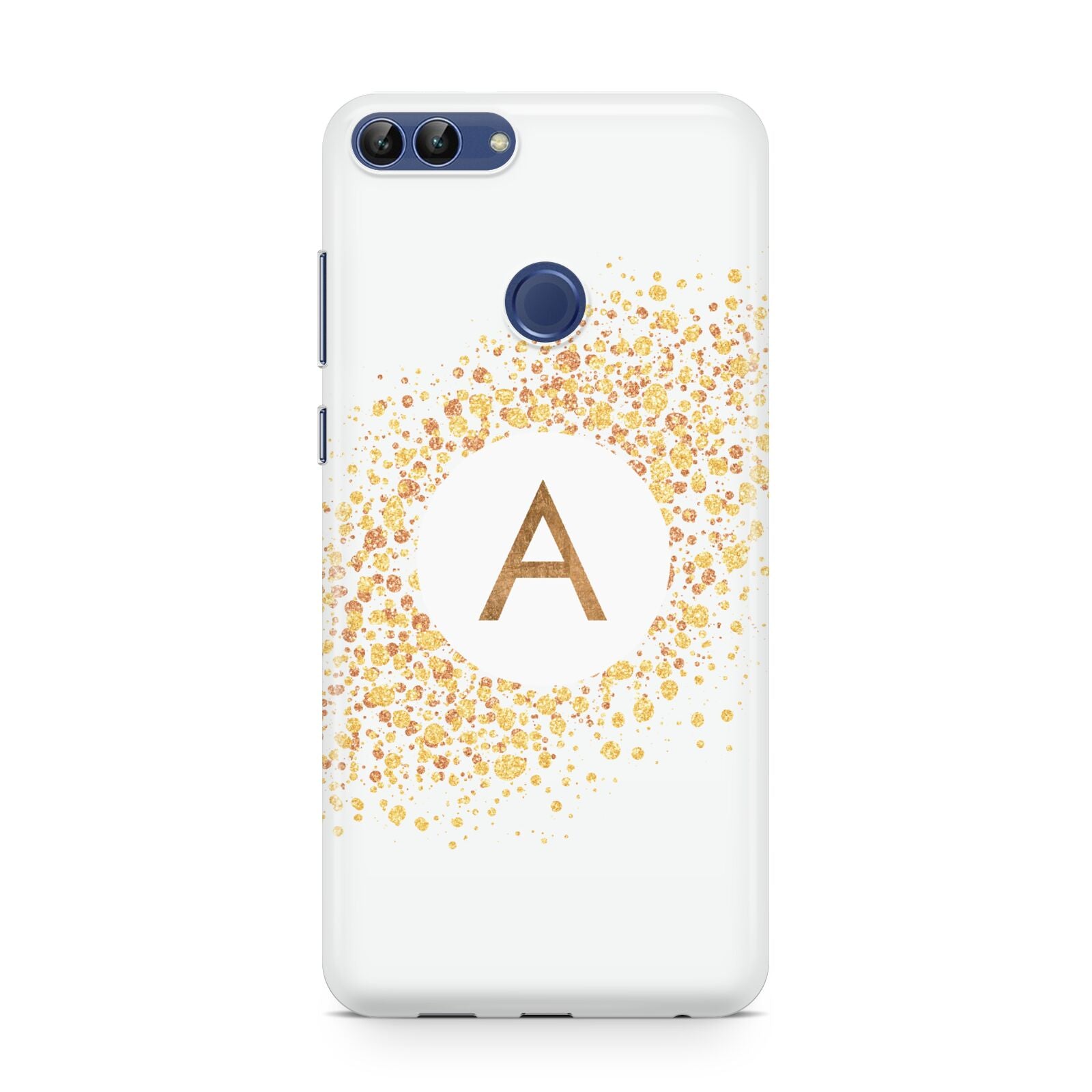 Personalised One Initial Gold Flakes Huawei P Smart Case