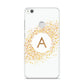 Personalised One Initial Gold Flakes Huawei P8 Lite Case