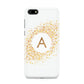 Personalised One Initial Gold Flakes Huawei Y5 Prime 2018 Phone Case