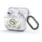 Personalised Orange Blossom AirPods Glitter Case 3rd Gen Side Image