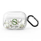 Personalised Orange Blossom AirPods Pro Clear Case