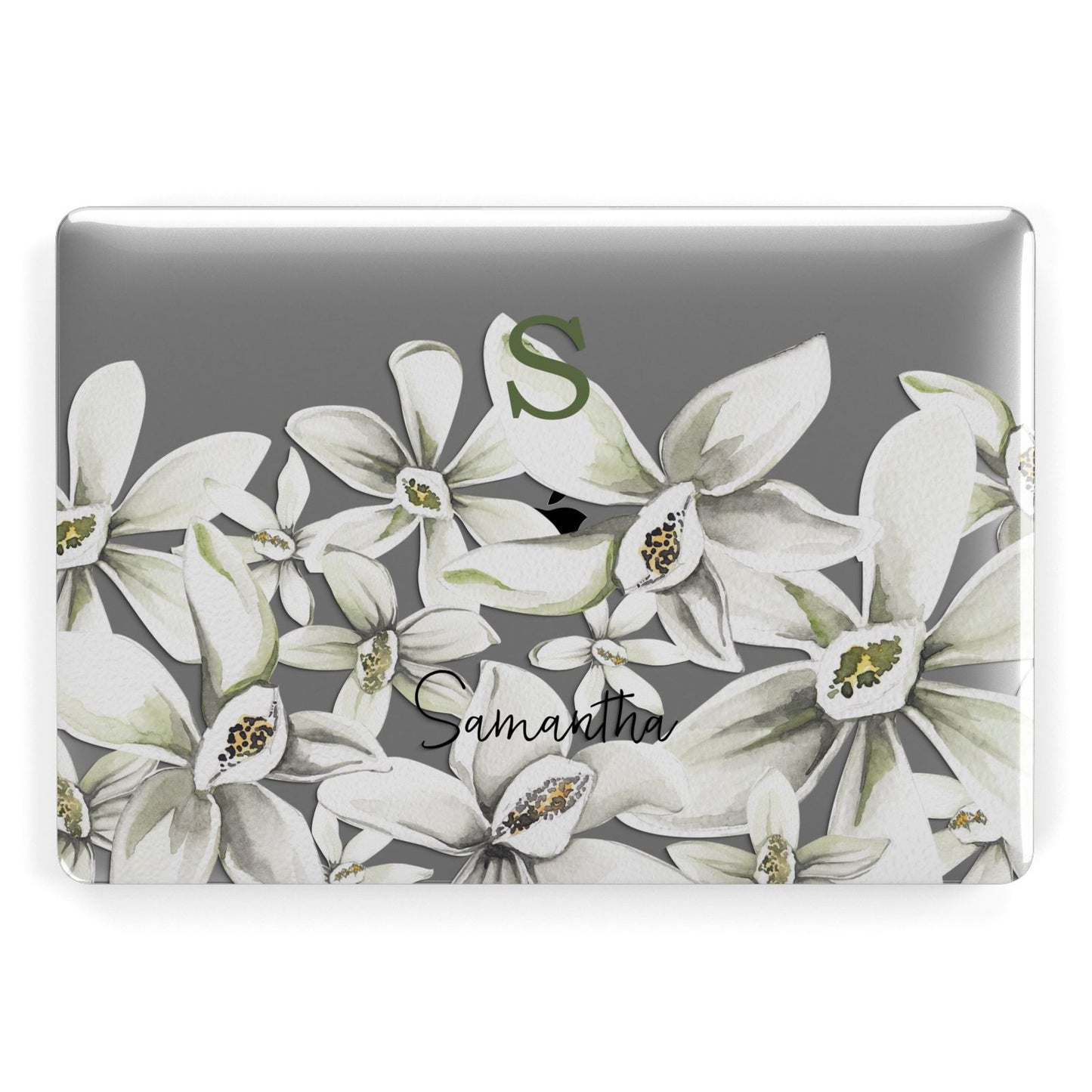 Personalised Orange Blossom Apple MacBook Case