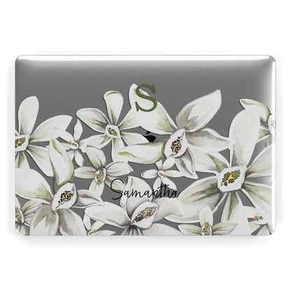 Personalised Orange Blossom Apple MacBook Case