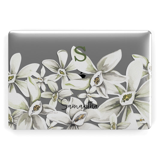 Personalised Orange Blossom Apple MacBook Case