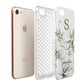 Personalised Orange Blossom Apple iPhone 7 8 3D Tough Case Expanded View