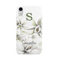 Personalised Orange Blossom Apple iPhone XR White 3D Tough Case