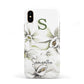 Personalised Orange Blossom Apple iPhone XS 3D Tough