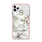 Personalised Orange Blossom iPhone 11 Pro Max Impact Pink Edge Case