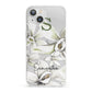 Personalised Orange Blossom iPhone 13 Clear Bumper Case