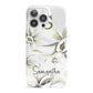 Personalised Orange Blossom iPhone 13 Pro Full Wrap 3D Snap Case