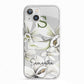 Personalised Orange Blossom iPhone 13 TPU Impact Case with White Edges