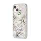 Personalised Orange Blossom iPhone 14 Glitter Tough Case Starlight Angled Image