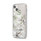 Personalised Orange Blossom iPhone 14 Plus Glitter Tough Case Starlight Angled Image
