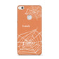 Personalised Orange Cobweb Huawei P8 Lite Case