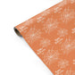 Personalised Orange Cobweb Personalised Gift Wrap