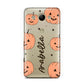 Personalised Orange Pumpkin Huawei Y3 2017
