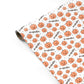 Personalised Orange Pumpkin Personalised Gift Wrap