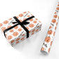 Personalised Orange Pumpkin Personalised Wrapping Paper